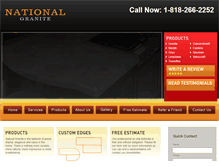 Tablet Screenshot of nationalgranite.net