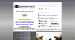 Desktop Screenshot of nationalgranite.com